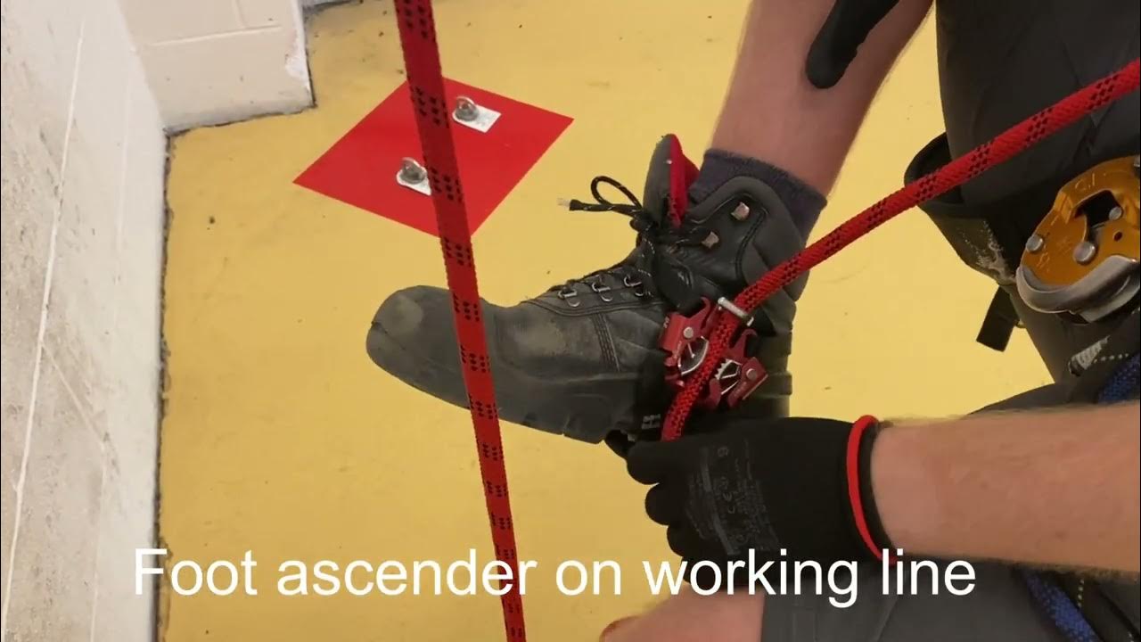 Foot Ascenders Basics Rope Access YouTube