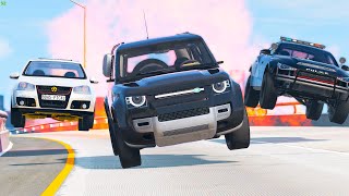 The Safe - Epic Police Chase Crashes - Beamng Drive Crashdriven