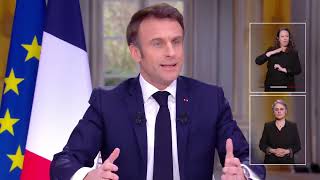 Emmanuel Macron LIVE Interview On TF1 and France 2  | Full Video 2023