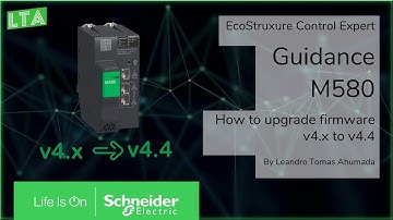 Modicon M580 - How to upgrade firmware from v4.x to v4.4