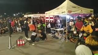 Drag Surabaya Satria Fu 210Cc Vs Ninja 250Cc Time 8,9 Detik