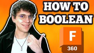 How To Boolean In Fusion 360