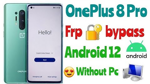 All OnePlus Frp bypass Android 12 // OnePlus 8 pro frp bypass, new method, without pc *2022