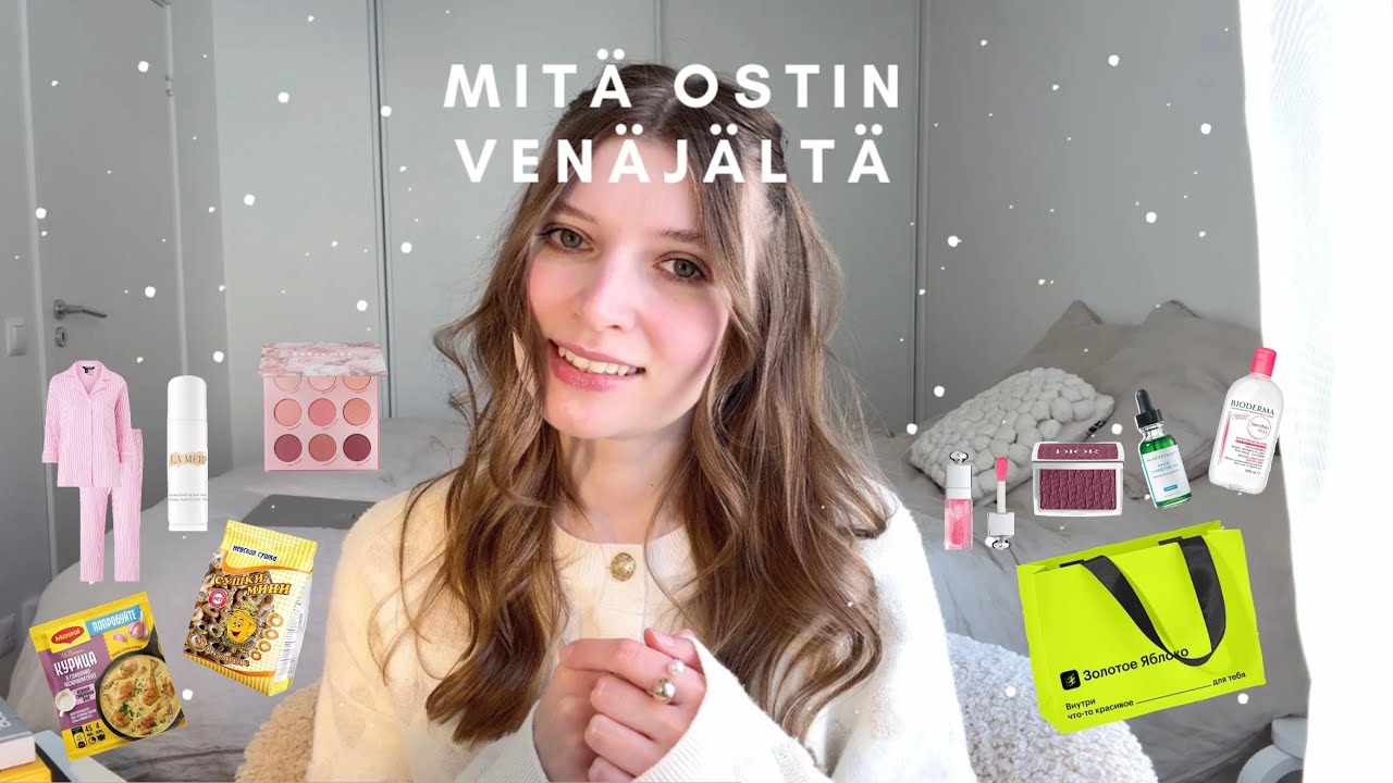 ASMR suomi - Mitä Ostin Venäjältä | ostokset esittely (myös ruokaostokset)