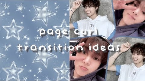 Page Curl Transition Ideas | utilizing the page/sticker curl effect