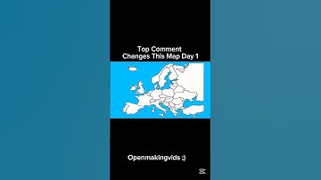 Top Comment Changes This Map Day 1 #mapping #europe #like #subscribe
