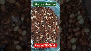 Peanut Til chikki #food #viralvideo #recipe plz.like or subscribe kijiye