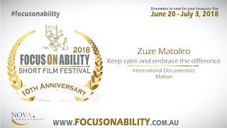 Zuze Matoliro - Keep calm and embrace the difference