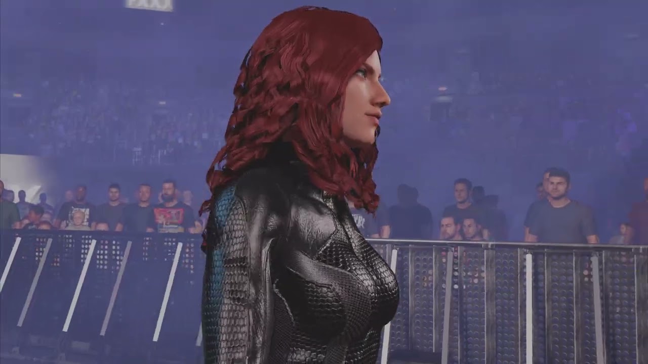 WWE 2K25 PS5 Pro: Ryder & CJ vs Kairi Sane & Black Widow Tag Team!