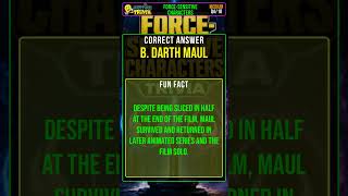 Force-Sensitive Characters Trivia #Shorts