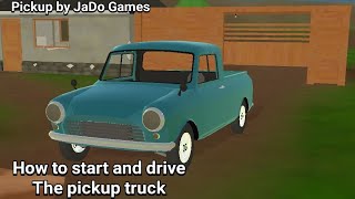 Pick Up (By Jado Games) Tutorial #1: How to start and drive the truck | Tips & Tricks