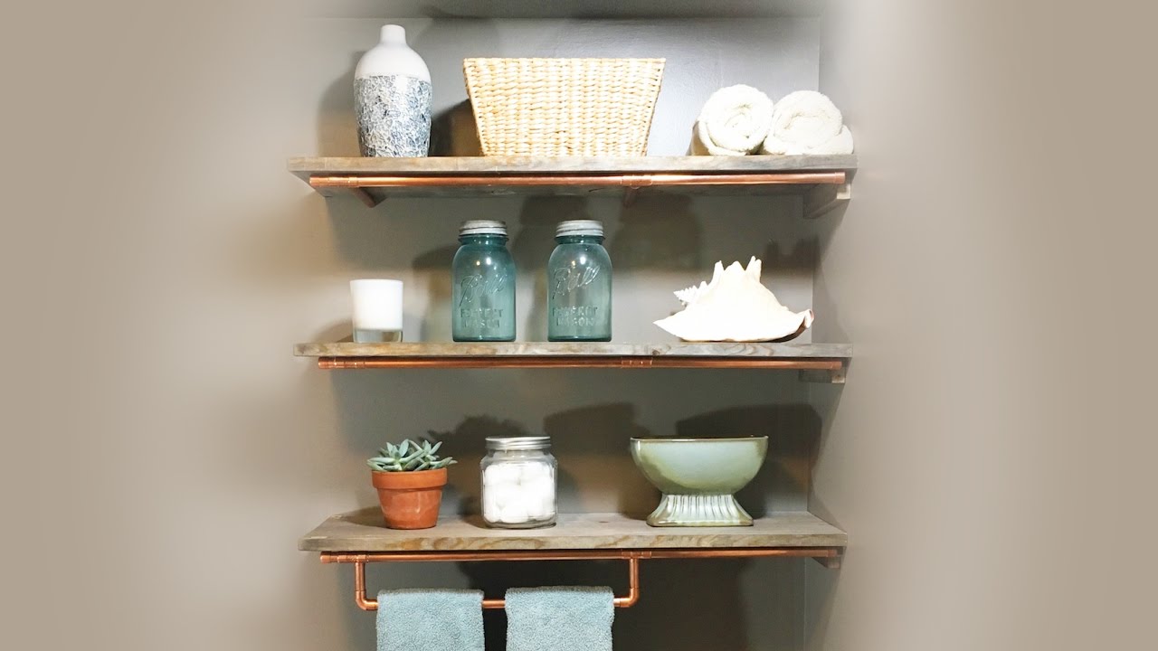 Wood Copper Shelves Build My Natural Element Youtube