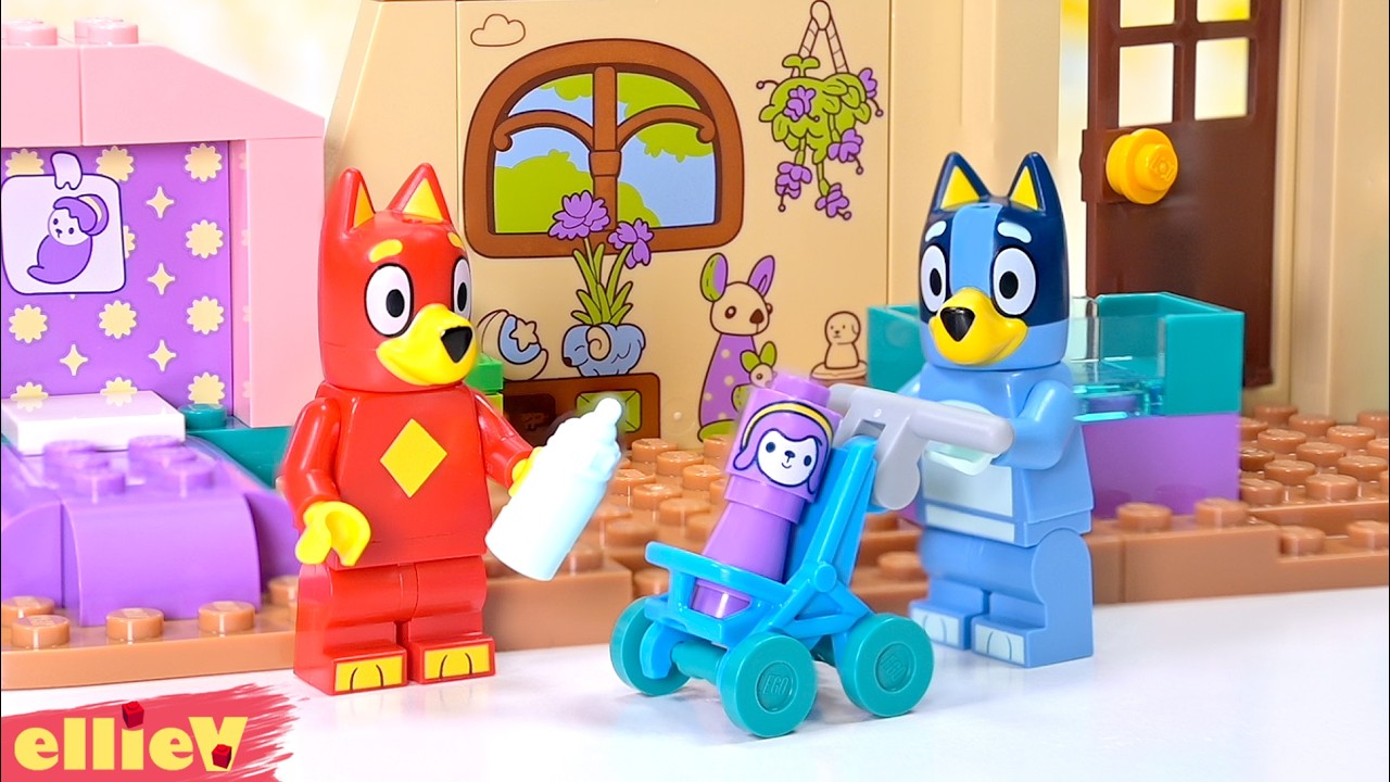 School with Rusty and Bluey | LEGO build & reivew