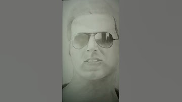 How to draw Akshay Kumar Step by Step // full sketch outline tutorial for #shorts #trending #art