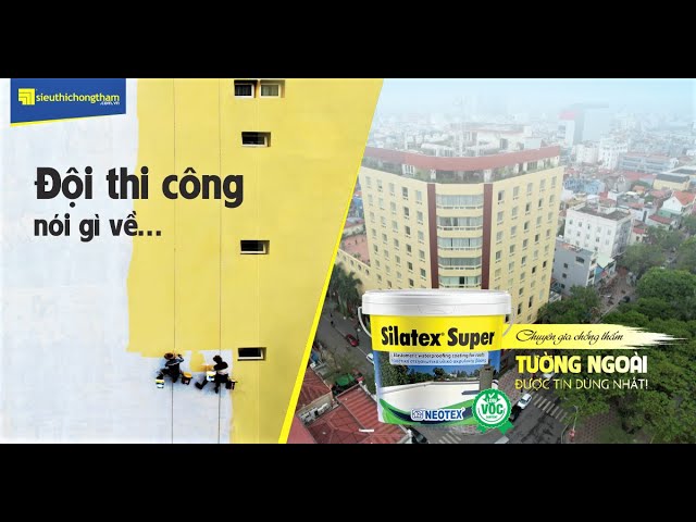 Chống thấm tường ngoài | Silatex Super | Tòa nhà DG Hải Phòng