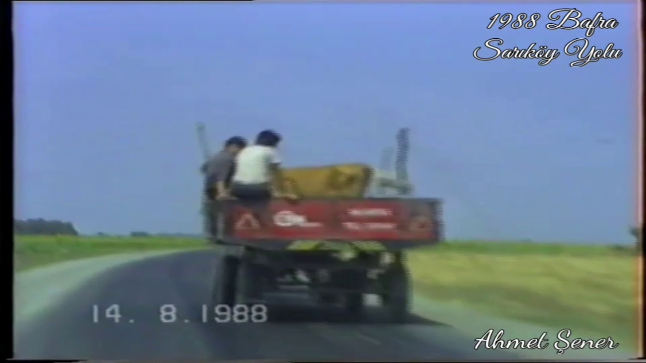 1988 Bafra Çorak Sarıköy Yolu (Ahmet Şener)
