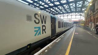 SWR class 444 coming into Bournemouth on platform 3 