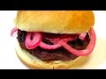 Chinese Hamburgers with Pickled Red Onions!!
