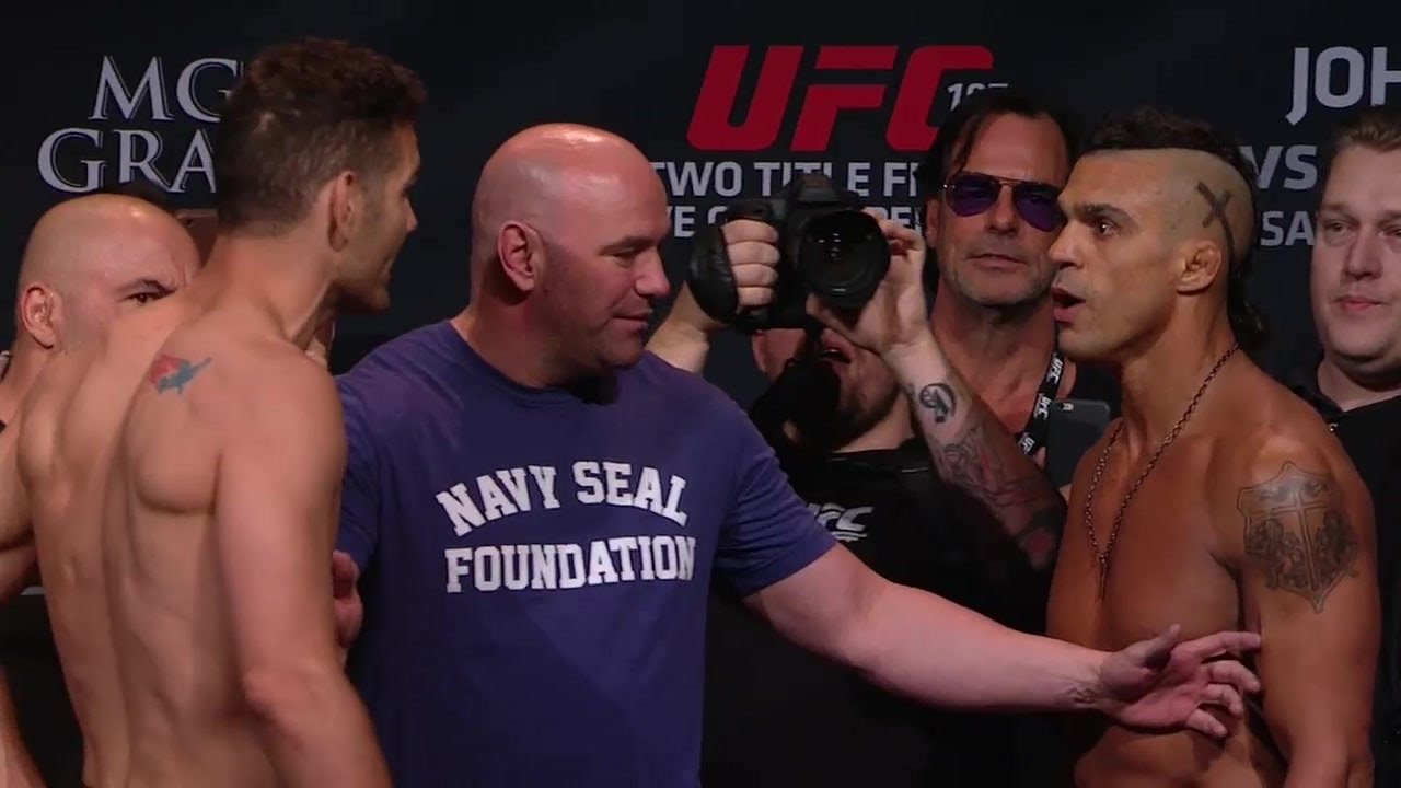 ufc tonight fight time Chris Weidman calls out Vitor Belfort for cheating