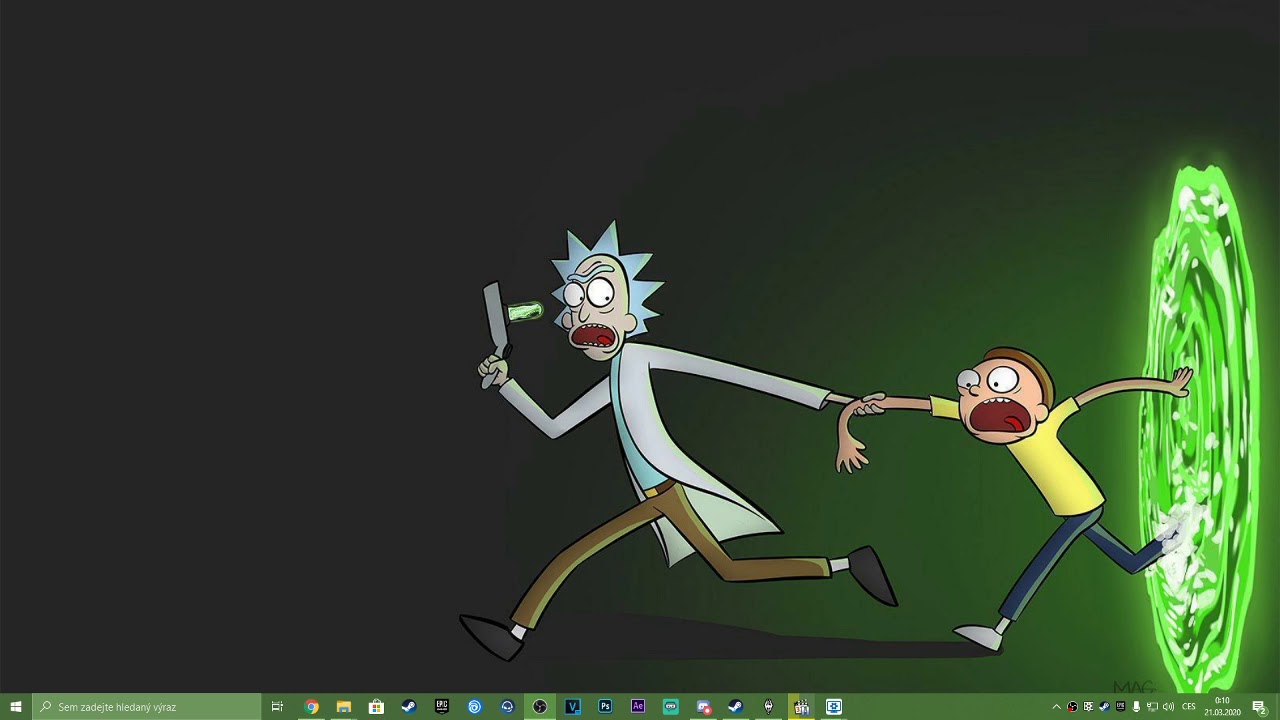 Steam Workshop::Rick and Morty Driving Live Wallpaper