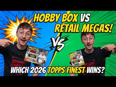 Hobby Box vs Retail MEGAS! Which 2026 Topps Finest Wins?