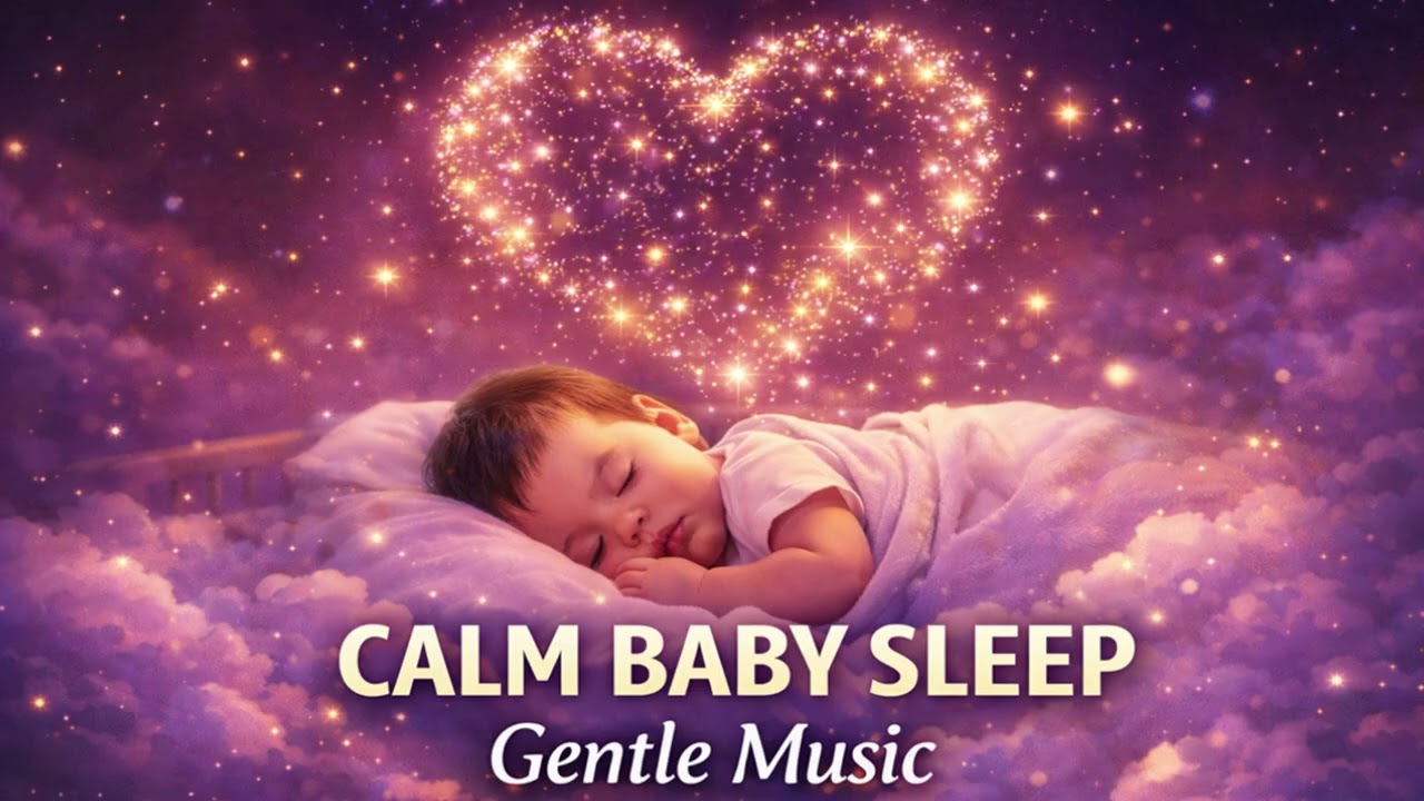 Calming Baby Lullaby 💗 Slow & Soothing Baby Sleep Piano