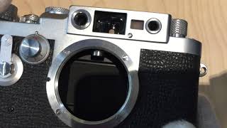 Leica IIIg Rangefinder Film Camera Body Chrome Yr1958