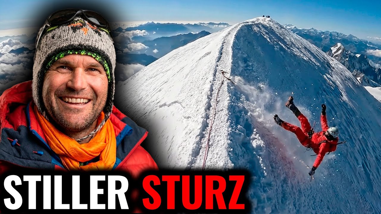 Er löste sich versehentlich von seiner SICHERUNGSLEINE und STÜRZTE in den ABGRUND