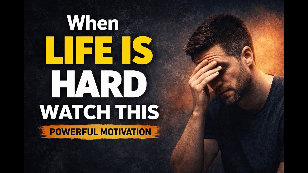 When Life Is Hard, Watch This | Powerful Motivation