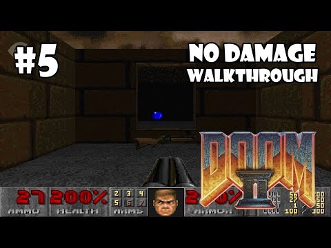Видео: Doom II: Hell on Earth прохождение игры - Уровень 5: The Waste Tunnels (All Secrets + No Damage)