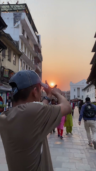 Sunset 🌅 basntpure Kathmandu ❤️