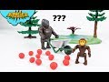 Learn Counting Animals - Monkeys Zebras Wild zoo safari animals schleich playmobil