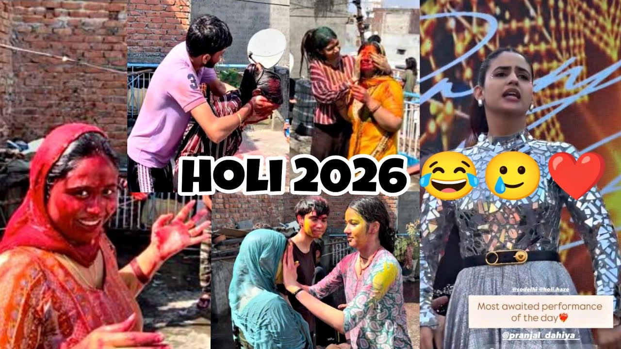 Holi 2k26❤️|| kasana sisters vlog ||#holispecial #holi2026 #trending 