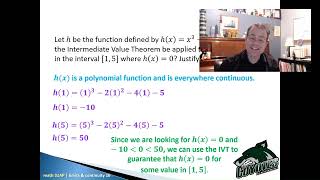 AP Calculus - Lesson 1.16 - the intermediate value theorem