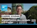 Guerre au soudan  intensification des combats  elfasher capitale du darfour nord  france 24