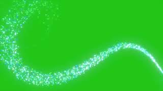 Glow Particle Moving Green Screen l Particle animation Green Screen l HD