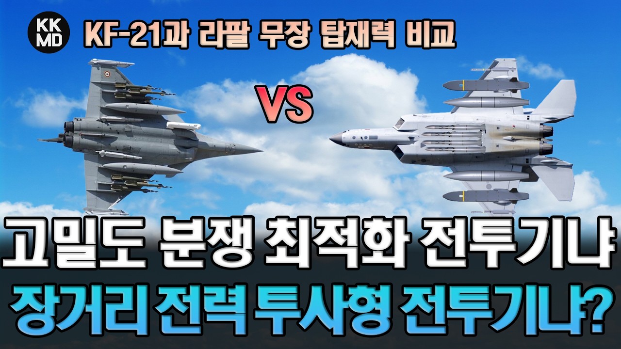 KF-21과 라팔 '무장 탑재력' 비교: 고밀도 분쟁 환경에 최적화된 전투기 Vs 장거리 전력 투사형 전투기. 당신의 선택은? (914화) [KKMD 칼럼]
