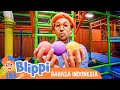 Blippi mengunjungi taman bermain anakanak funtastic playtorium  blippi bahasa indonesia