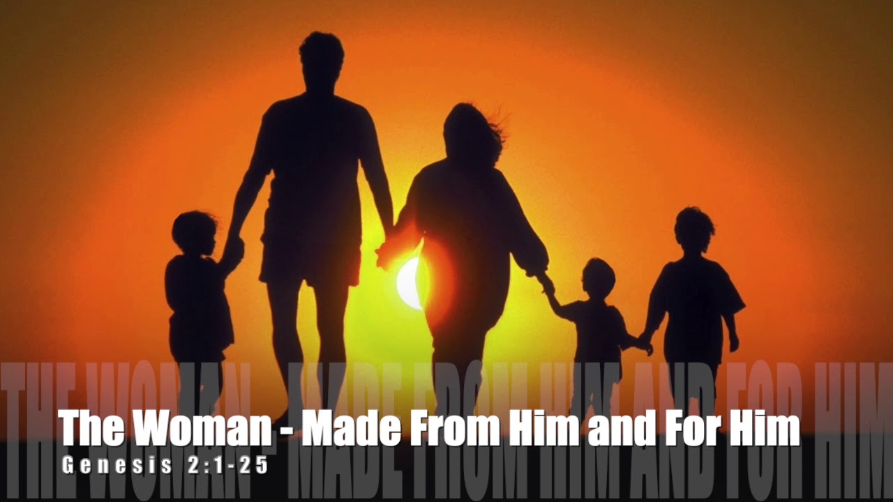 The Woman - Made from him and for him Genesis 2 Pastor Dia Moodley Spirit of Life Church The Woman - Made from him and for him Genesis 2 Pastor Dia Moodley Spirit of Life Church