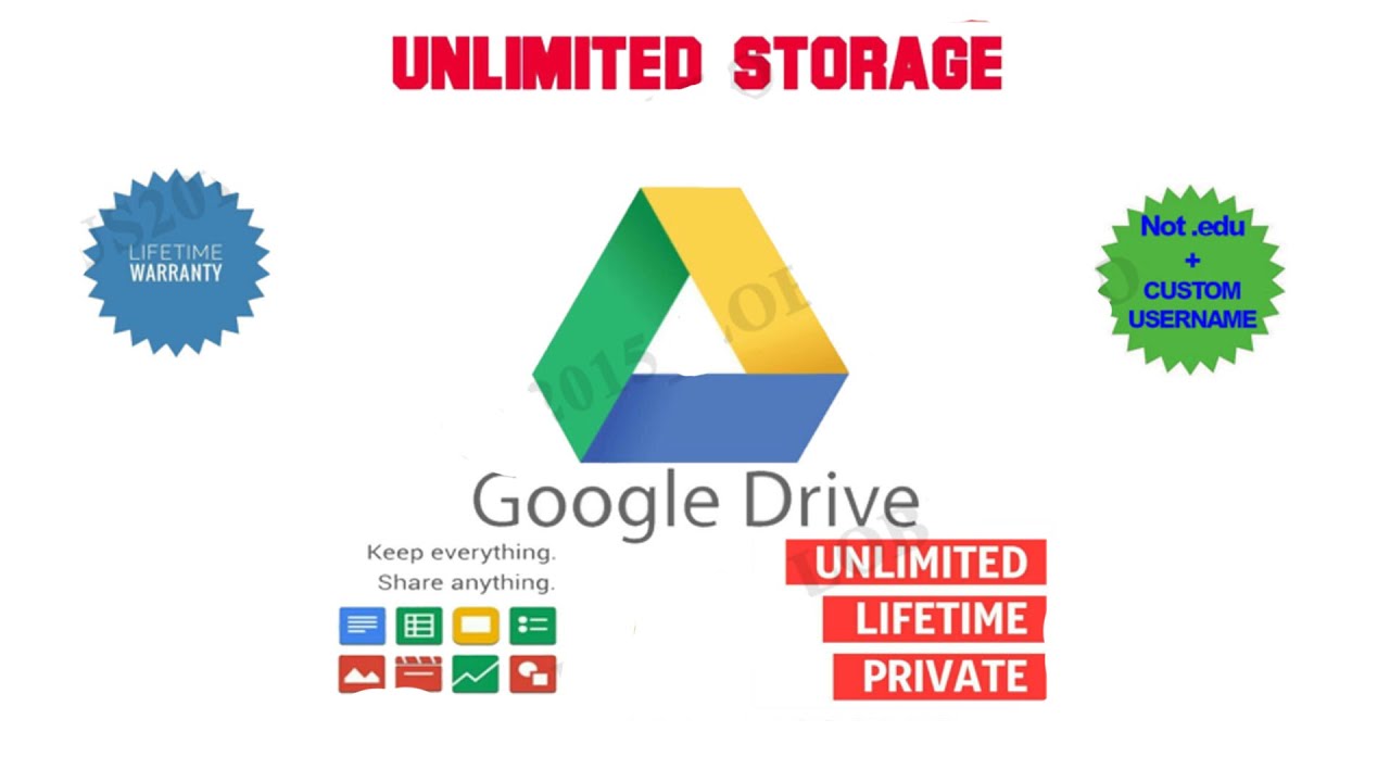 Comment avoir google drive gratuitement et en illimite - YouTube
