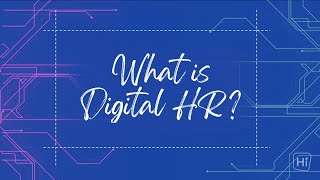 What is Digital HR?