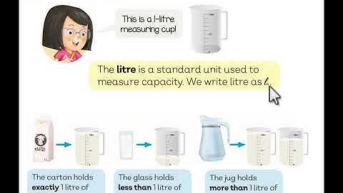 Grade 2 Chapter 7 2 Measuring and comparing in liters