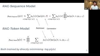 Retrieval-Augmented Generation for Knowledge-Intensive NLP Tasks, with Patrick Lewis, Facebook AI