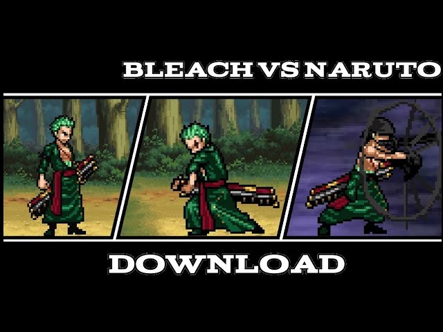 New Roronoa Zoro Best Edition | Bleach Vs Naruto 3.3 [Character Download] class=
