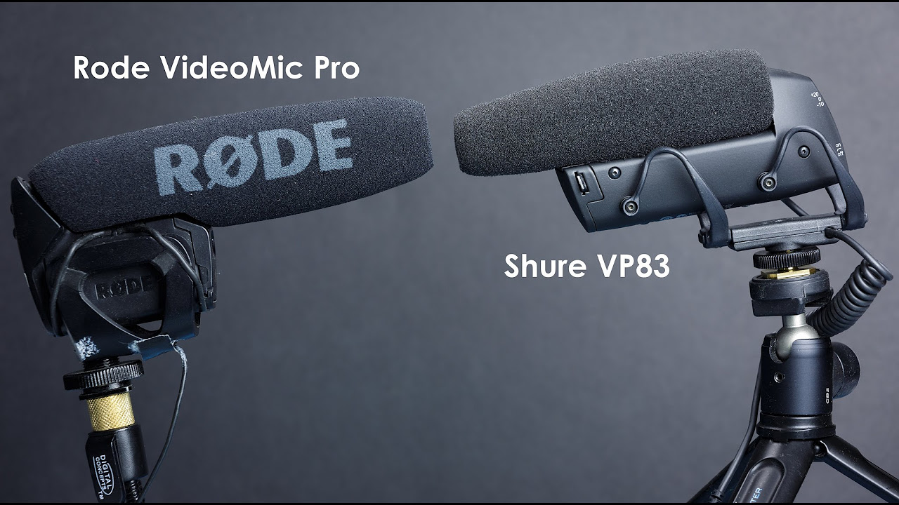 Shure VP83F and VP83 LensHopper Shotgun Microphones - YouTube