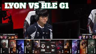 LYON vs HLE Game 1 | Mid-Season Invitational 2026 Lower Finals | LYON vs Hanwha Life G1