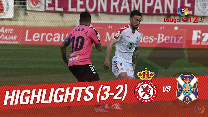 Highlights Cultural Leonesa vs CD Tenerife (3-2)