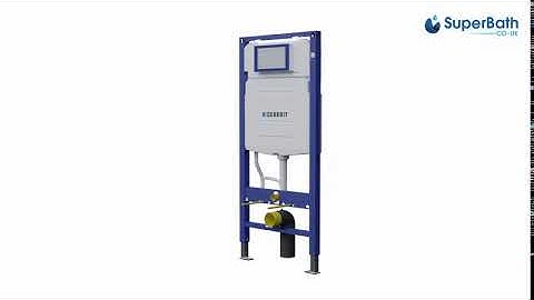 GEBERIT DUOFIX UP320 - Wall hung toilet installation