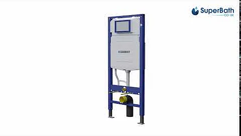 GEBERIT DUOFIX UP320 - Wall hung toilet installation