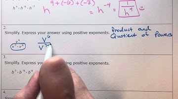 Simplify Exponential Expressions Using Multiplication and Division Rules